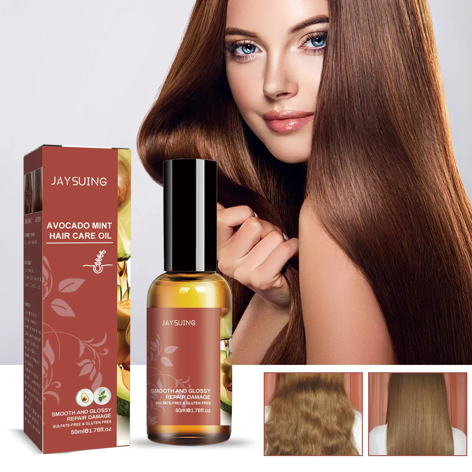50ml Hair Repair and Growth Treatment - Thickening and Nourishing Oil for Dry, Damaged Hair - Beauty Products for Women
50ml Hair Repair and Growth Treatment - Thickening and Nourishing Oil for Dry, Damaged Hair - Beauty Products for Women