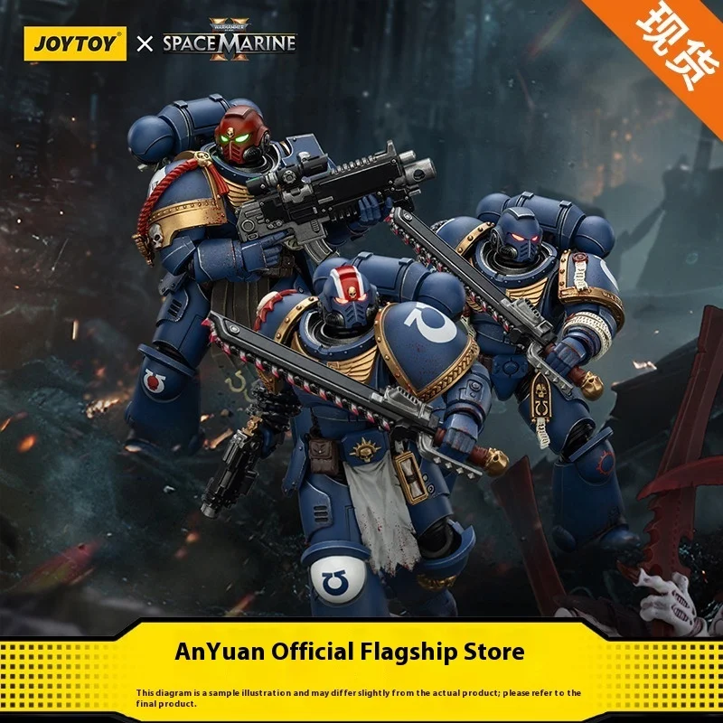 Коллекционная фигурка JOYTOY Warhammer 40 000 Ultramarines Lieutenant Titus, Gadriel, Chairon — коллекционное издание 1:18
Коллекционная фигурка JOYTOY Warhammer 40 000 Ultramarines Lieutenant Titus, Gadriel, Chairon — коллекционное издание 1:18
