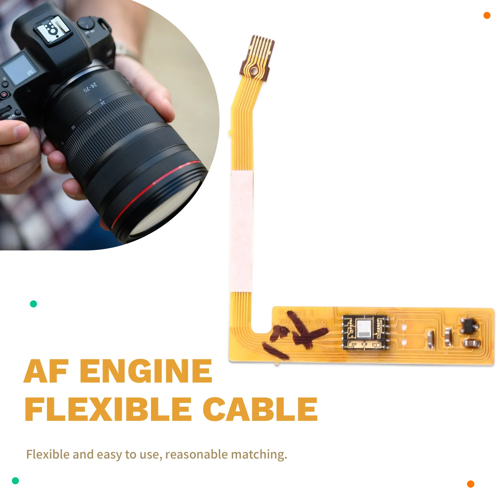 JABS-For Canon 24-70 II Focus Sensing Focus Detection Flexible Cable Replacement Repair Part
JABS-For Canon 24-70 II Focus Sensing Focus Detection Flexible Cable Replacement Repair Part
