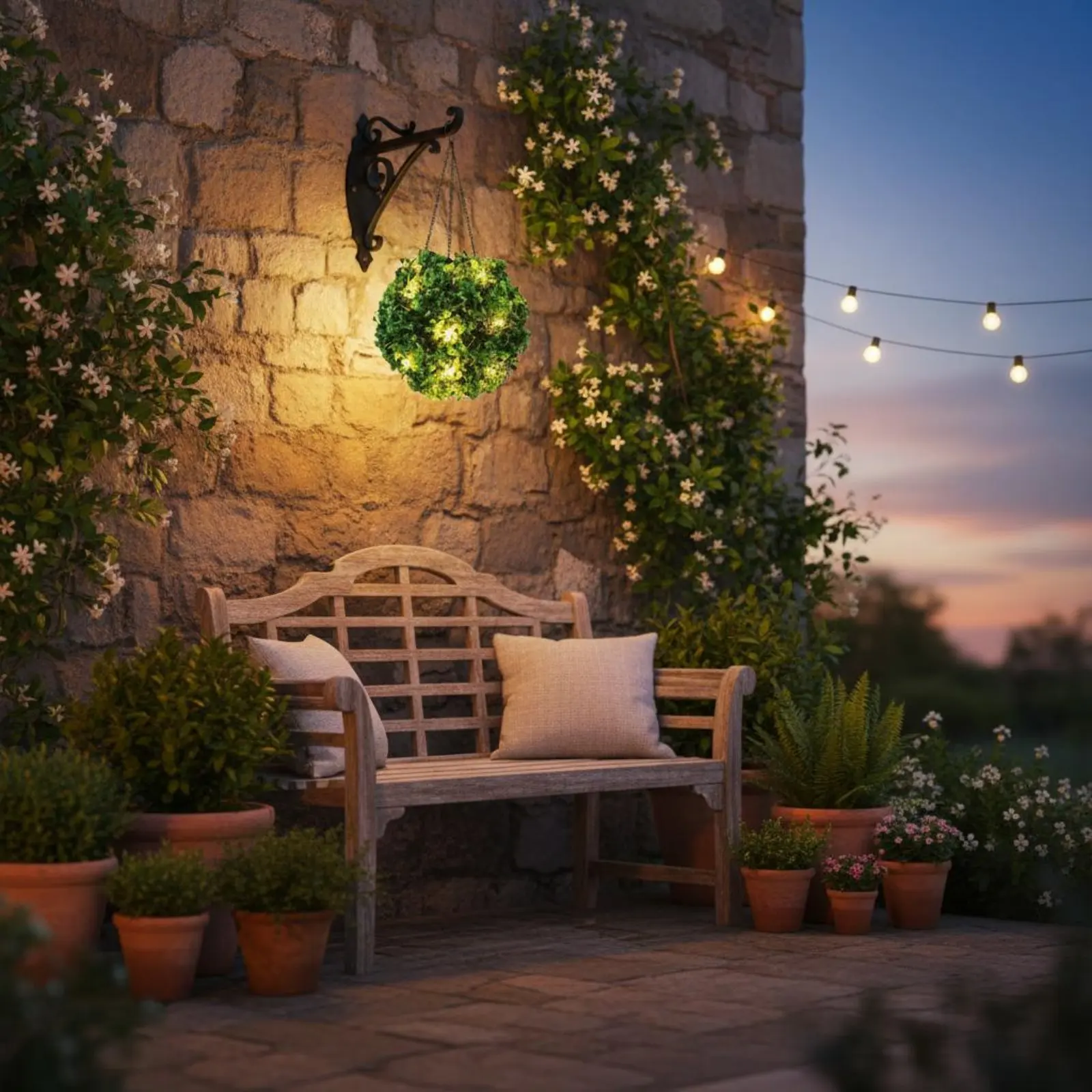 Solar Grass Ball Light Decorative Artificial Plant Ball Lamp LED Hanging Globe Light Easy to Hang for Garden, Courtyard
Solar Grass Ball Light Decorative Artificial Plant Ball Lamp LED Hanging Globe Light Easy to Hang for Garden, Courtyard