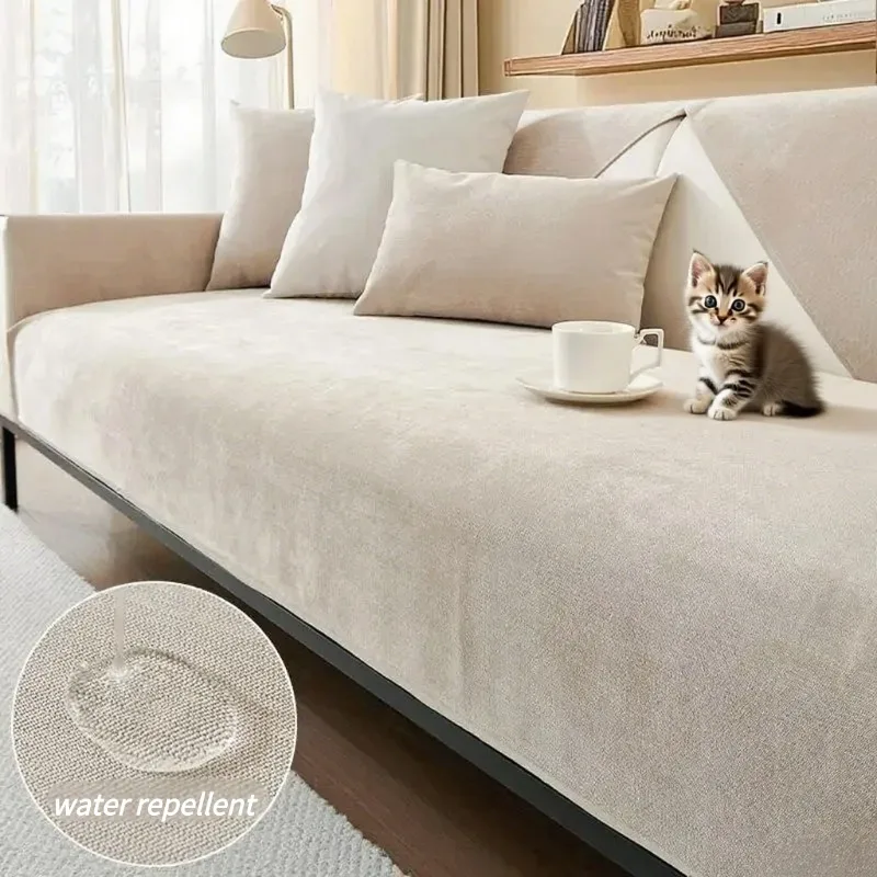 1pc Waterproof Sofa Towel for All Seasons Universal Slipcover for Sectional Sofa Anti-cat Scratch Couch Protector with Backrest
1pc Waterproof Sofa Towel for All Seasons Universal Slipcover for Sectional Sofa Anti-cat Scratch Couch Protector with Backrest