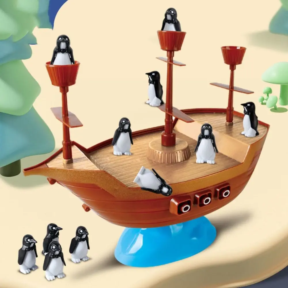 1 set Educational Penguin Pirate Ship Balance Game Parent-child Interactive Pirate Boat Game Toy Stackable Balancing
1 set Educational Penguin Pirate Ship Balance Game Parent-child Interactive Pirate Boat Game Toy Stackable Balancing