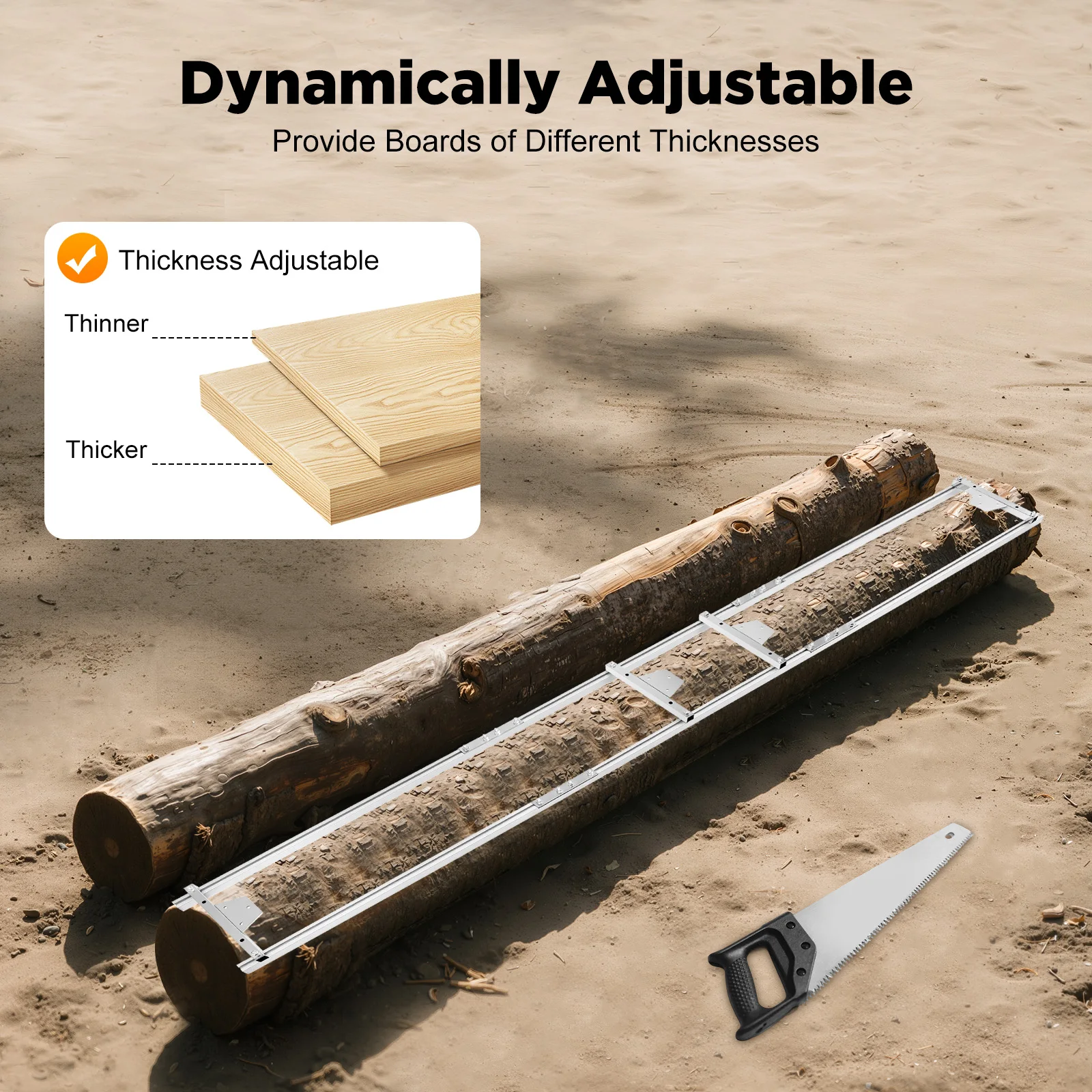 Chainsaw Mill Guide Rail 270cm Log Cutting Board Milling Attachment Adjustable Thickness W/Reinforced Crossbeams Gloves
Chainsaw Mill Guide Rail 270cm Log Cutting Board Milling Attachment Adjustable Thickness W/Reinforced Crossbeams Gloves