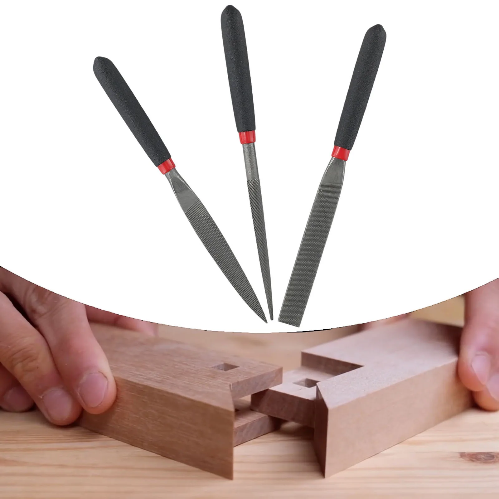 3pcs Small Steel Files Kit Needle File 118mm Length Flat Round Half Round Blade For Stone Glass Metal Carving Craft Hand Tool
3pcs Small Steel Files Kit Needle File 118mm Length Flat Round Half Round Blade For Stone Glass Metal Carving Craft Hand Tool