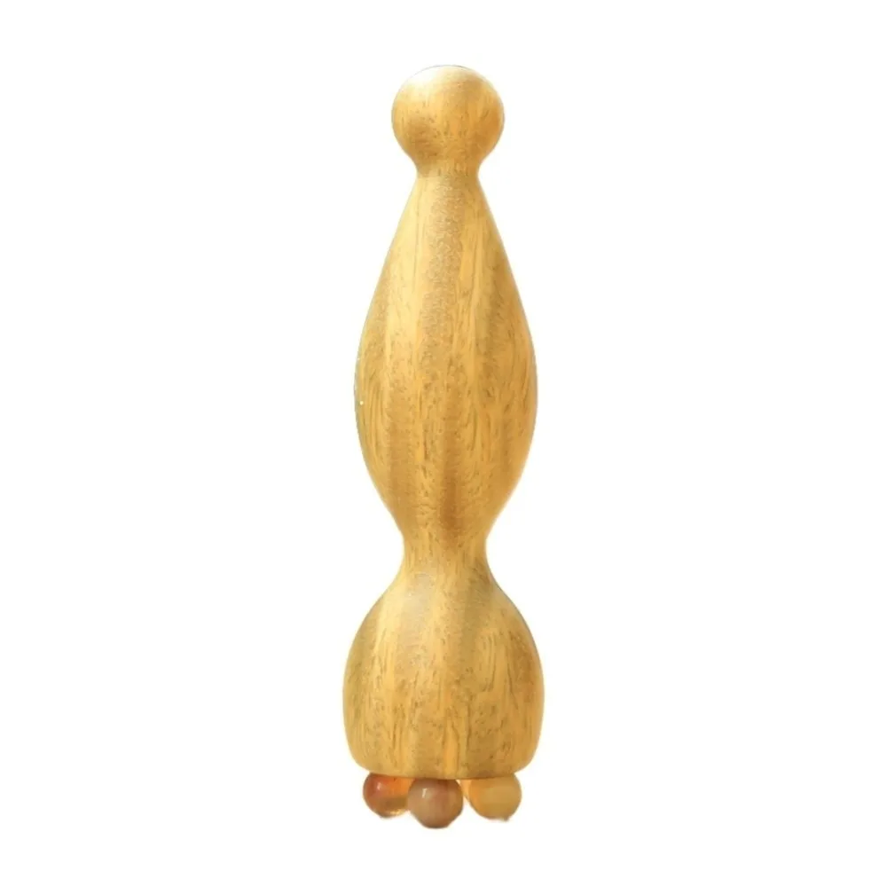 Five Beads Design Sandalwood Lotus Seedpod Massager Reduce Puffiness Face Lifting and Tightening Eye Massage Stick Blackwood
Five Beads Design Sandalwood Lotus Seedpod Massager Reduce Puffiness Face Lifting and Tightening Eye Massage Stick Blackwood