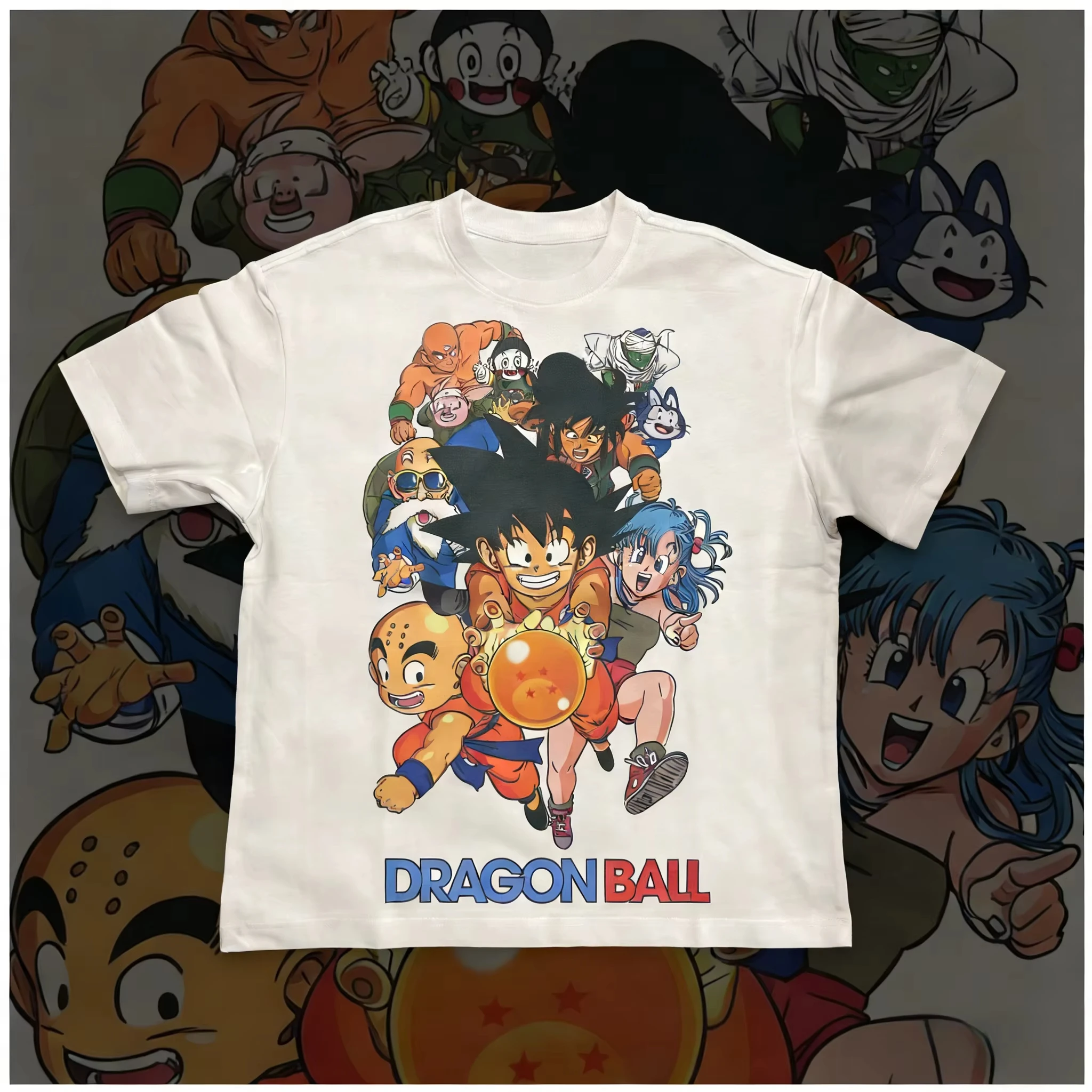 Новая летняя футболка 2026 года с принтом аниме Dragon Ball к 40-летию, Сон Гоку, 100% хлопок, унисекс, повседневная уличная одежда, Y2K, большие размеры
Новая летняя футболка 2026 года с принтом аниме Dragon Ball к 40-летию, Сон Гоку, 100% хлопок, унисекс, повседневная уличная одежда, Y2K, большие размеры