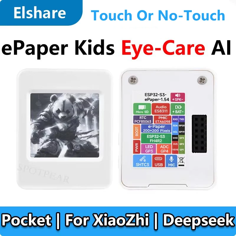 Для Xiaozhi ESP32-S3 AI 1,54-дюймовый экран с чернилами для электронной бумаги 1,54-дюймовый дисплей AIoT Макетная плата Deepseek
Для Xiaozhi ESP32-S3 AI 1,54-дюймовый экран с чернилами для электронной бумаги 1,54-дюймовый дисплей AIoT Макетная плата Deepseek