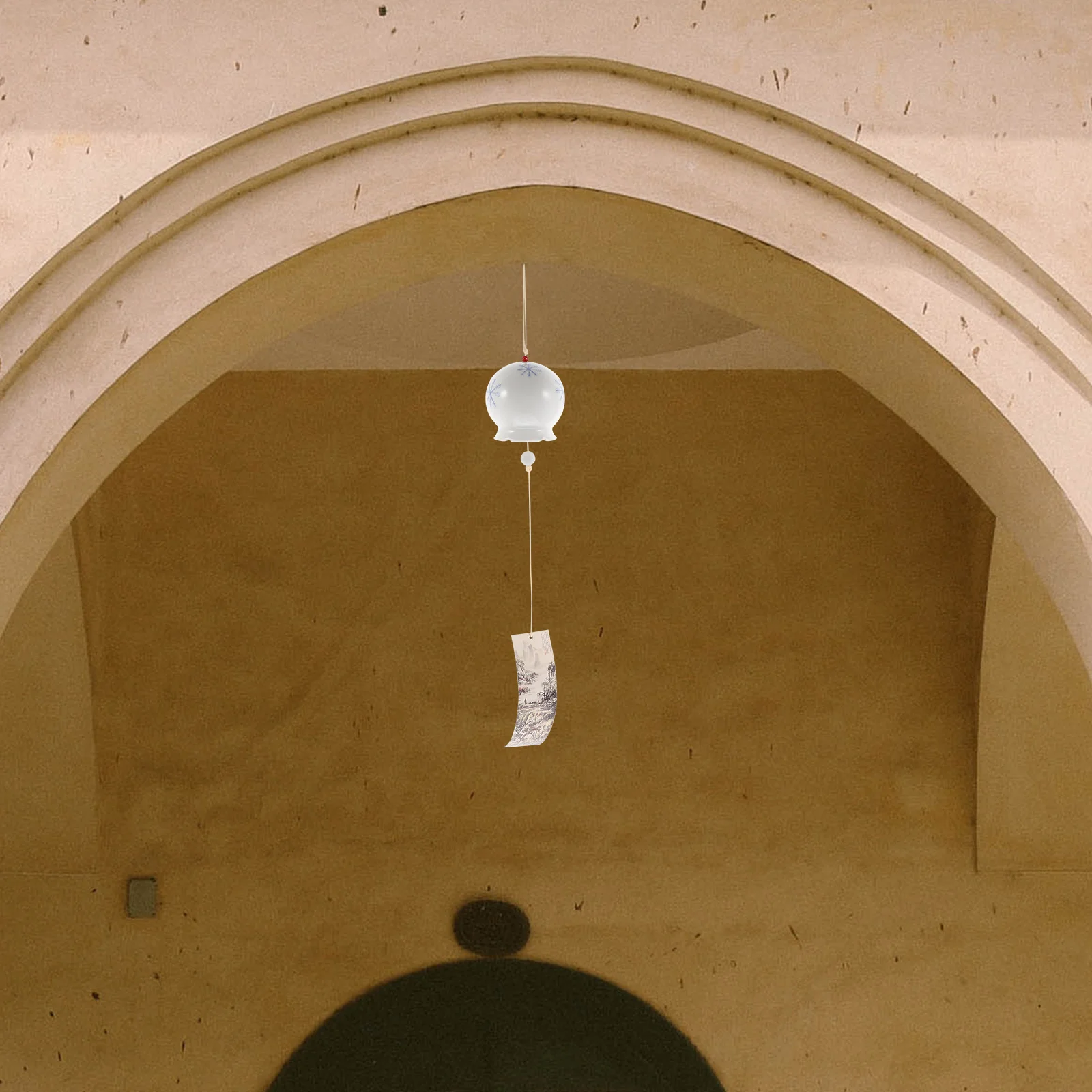 Christmas Decor Outdoor Wind Chime Hanging Ornament Home Bell Ceramic Room Chimes 
Christmas Decor Outdoor Wind Chime Hanging Ornament Home Bell Ceramic Room Chimes