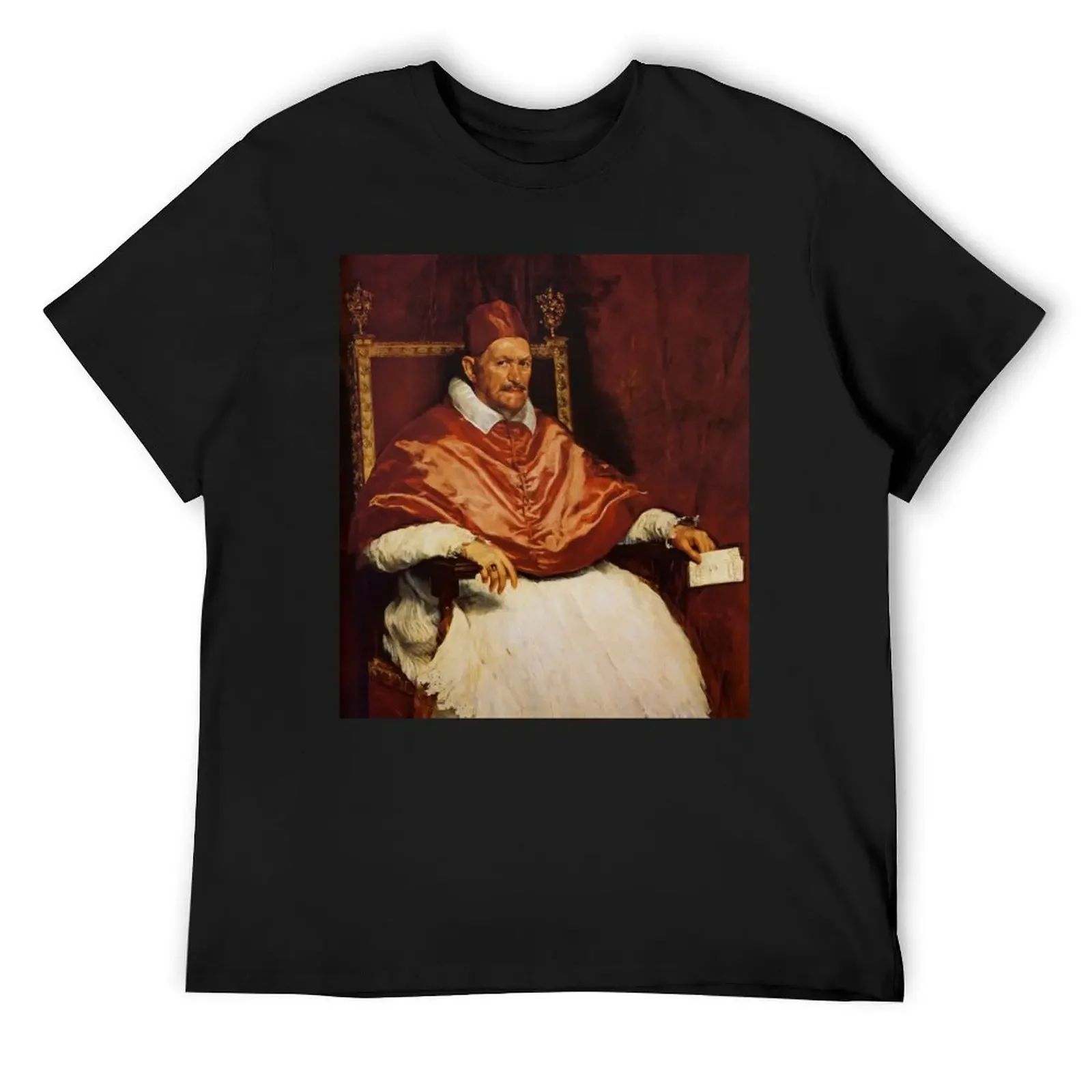Diego Velazquez Pope Innocent X T-Shirt kawaii clothes vintage plus size clothes Luxury man t shirts men
Diego Velazquez Pope Innocent X T-Shirt kawaii clothes vintage plus size clothes Luxury man t shirts men