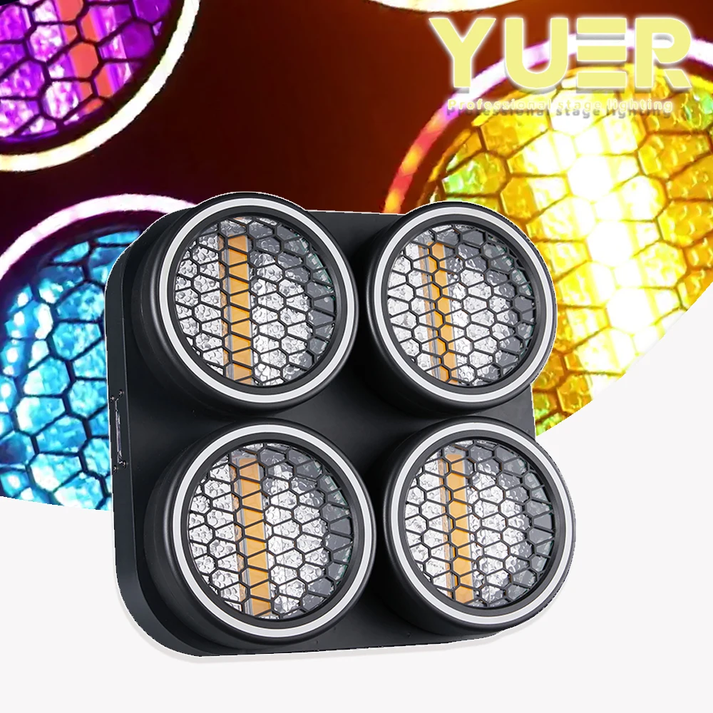 250W Disco RGB LED Stage retro light 4 Head COB Background Mixed Colourful Effect DMX Sound Activated Control for DJ Party Show
250W Disco RGB LED Stage retro light 4 Head COB Background Mixed Colourful Effect DMX Sound Activated Control for DJ Party Show