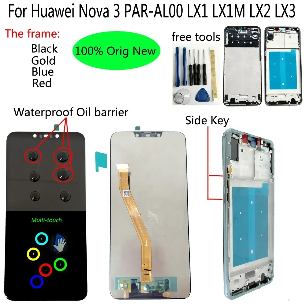 Shyueda 100% новый AAA + рамка для Huawei Nova 3 PAR-AL00 LX1 LX1M LX2 LX3 ЖК-дисплей с цифровым преобразователем сенсорного экрана + боковая кнопка
Shyueda 100% новый AAA + рамка для Huawei Nova 3 PAR-AL00 LX1 LX1M LX2 LX3 ЖК-дисплей с цифровым преобразователем сенсорного экрана + боковая кнопка
