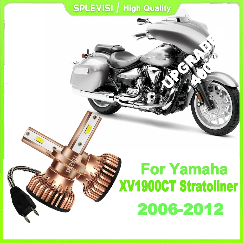 LED H7 Headlight Bulb deliver ultra-bright 15000-lumen output For Yamaha XV1900CT Stratoliner 2006 2007 2008 2009 2010 2011 2012
LED H7 Headlight Bulb deliver ultra-bright 15000-lumen output For Yamaha XV1900CT Stratoliner 2006 2007 2008 2009 2010 2011 2012