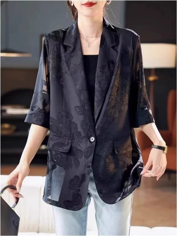 Large Size 300 Pounds New Chinese Embroidered Casual Summer Lightweight Sun Protection Men's Women's Suit Jacket Breathable
Large Size 300 Pounds New Chinese Embroidered Casual Summer Lightweight Sun Protection Men's Women's Suit Jacket Breathable