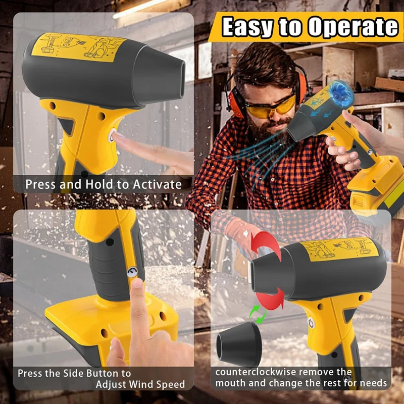 Портативный Турбовентилятор Mini Jet для Dewalt с аккумулятором 20 в, 4-скоростной высокоскоростной вентилятор для очистки клавиатуры, волос, автомобиля
Портативный Турбовентилятор Mini Jet для Dewalt с аккумулятором 20 в, 4-скоростной высокоскоростной вентилятор для очистки клавиатуры, волос, автомобиля