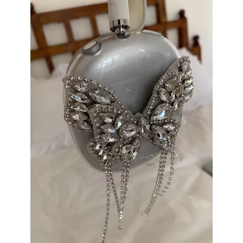 Butterfly Knot Tassel Headphone Protective Case for AirPods Max Customized Niche Korean Ins Soft Shell Y2K AirPods Max2 Case
Butterfly Knot Tassel Headphone Protective Case for AirPods Max Customized Niche Korean Ins Soft Shell Y2K AirPods Max2 Case