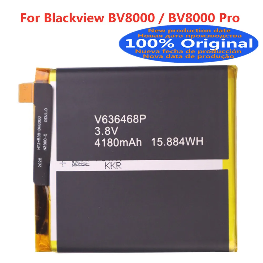 New Original BV 8000 41800mAh Battery For Blackview BV8000 Pro V636468P Smart Phone High Quality Batteries In Stock
New Original BV 8000 41800mAh Battery For Blackview BV8000 Pro V636468P Smart Phone High Quality Batteries In Stock