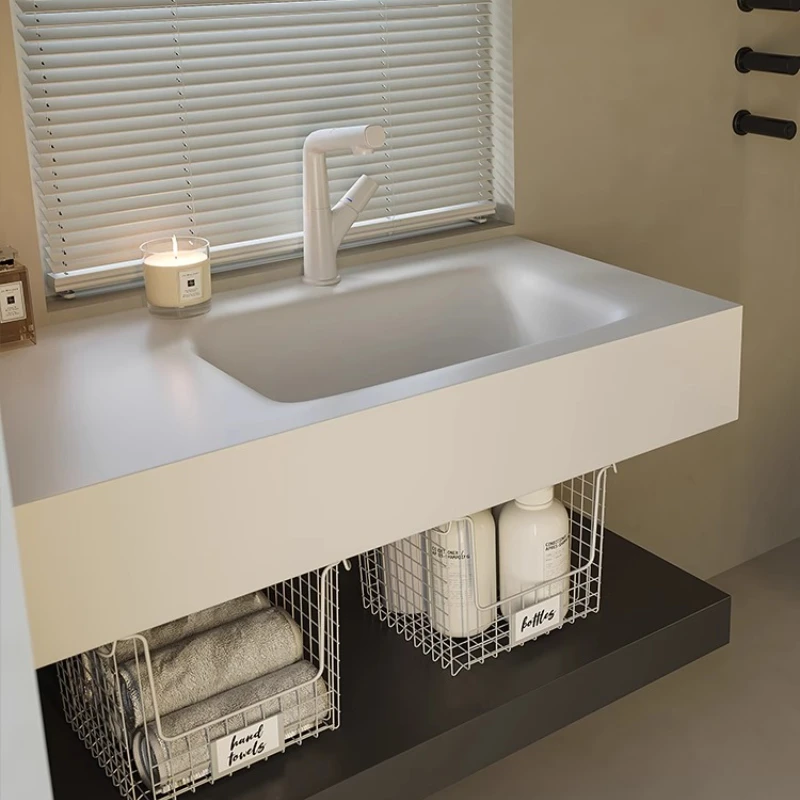 hot bending Corian integrated basin bathroom cabinet combination bathroom ceramic hand wash face wash basin customization
hot bending Corian integrated basin bathroom cabinet combination bathroom ceramic hand wash face wash basin customization