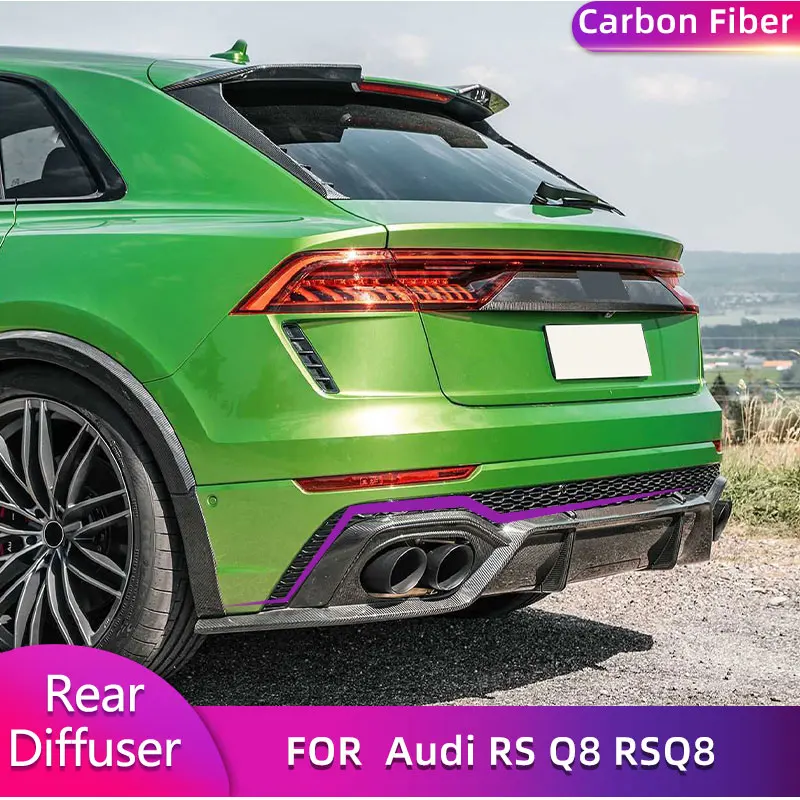 Carbon Fiber Car Rear Bumper Diffuser Lip Apron For Audi RS Q8 RSQ8 Sport Utility 4-Door 2020-2023 Rear Diffuser Lip Guard
Carbon Fiber Car Rear Bumper Diffuser Lip Apron For Audi RS Q8 RSQ8 Sport Utility 4-Door 2020-2023 Rear Diffuser Lip Guard