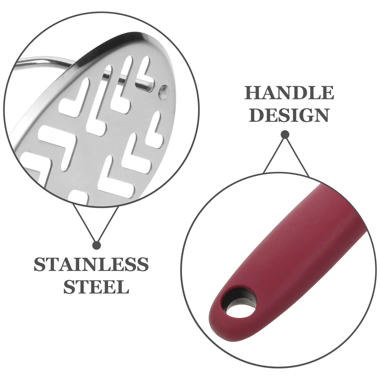 Potato Masher Press Crusher Fruit Manual Presser Kitchen Potatoes Stainless Steel Household
Potato Masher Press Crusher Fruit Manual Presser Kitchen Potatoes Stainless Steel Household