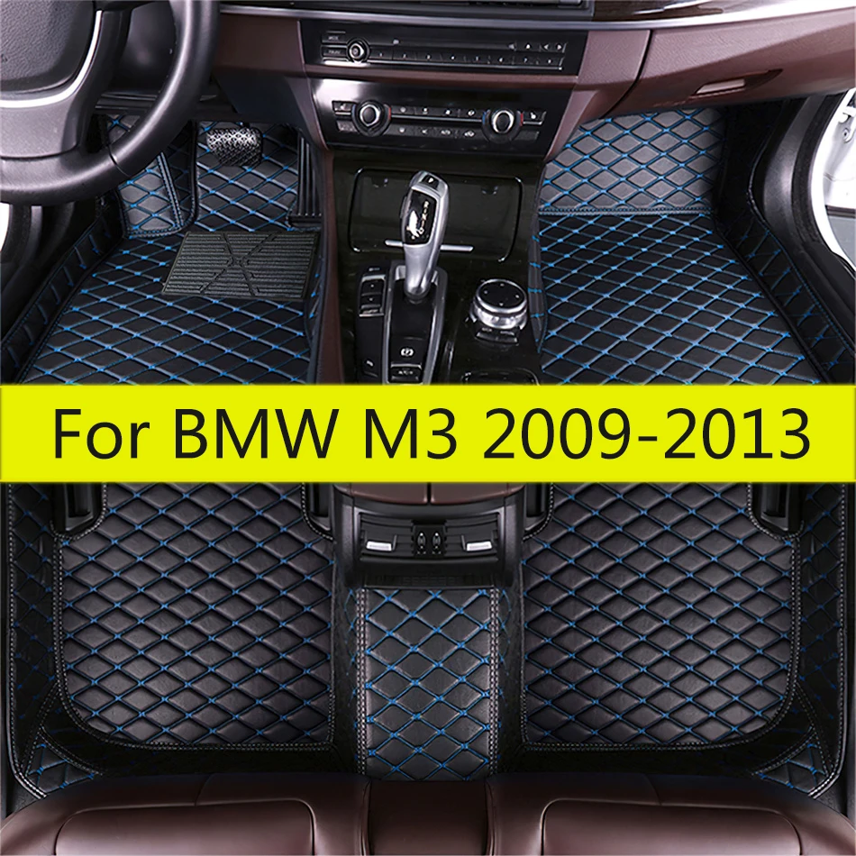 Автомобильные коврики для BMW M3 2013 2012 2011 2010 2009, Автомобильный Ковер, искусственная кожа, под заказ, накладки на ножки, аксессуары для интерьера, чехол
Автомобильные коврики для BMW M3 2013 2012 2011 2010 2009, Автомобильный Ковер, искусственная кожа, под заказ, накладки на ножки, аксессуары для интерьера, чехол