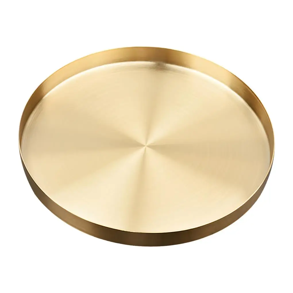 Round Shape Storage Tray Serving Tray Large Golden Cosmetics Storage Holder Stainless Steel for Home Dorm Hotel
Round Shape Storage Tray Serving Tray Large Golden Cosmetics Storage Holder Stainless Steel for Home Dorm Hotel