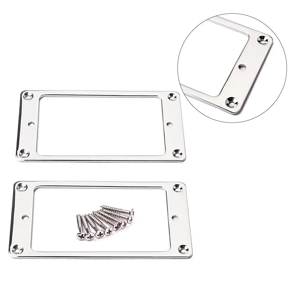2 Pcs Flat Base Pickup Frame Humbucker Mounting Rings Guitar Part Covers Enhancement
2 Pcs Flat Base Pickup Frame Humbucker Mounting Rings Guitar Part Covers Enhancement