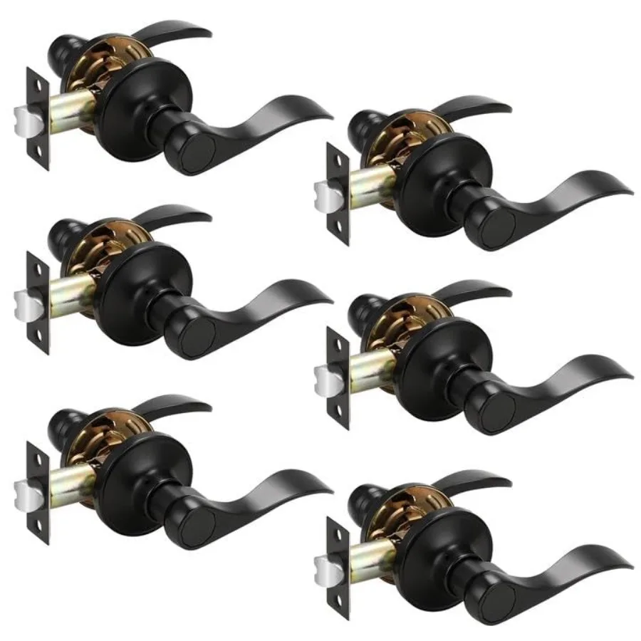 Door Handles s Passsge Door Levers for Closet and Hallway Doors Wave Style Interior Door Handles Reversible for LeftandRight Ha
Door Handles s Passsge Door Levers for Closet and Hallway Doors Wave Style Interior Door Handles Reversible for LeftandRight Ha