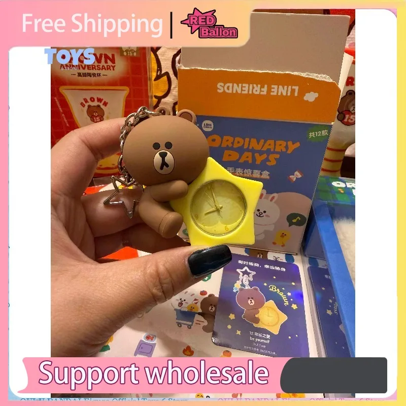 Official Jiumu Stationery Collab LINE FRIENDS Brown Watch Blind Box Series Ornament Premium Collectible Watch
Official Jiumu Stationery Collab LINE FRIENDS Brown Watch Blind Box Series Ornament Premium Collectible Watch
