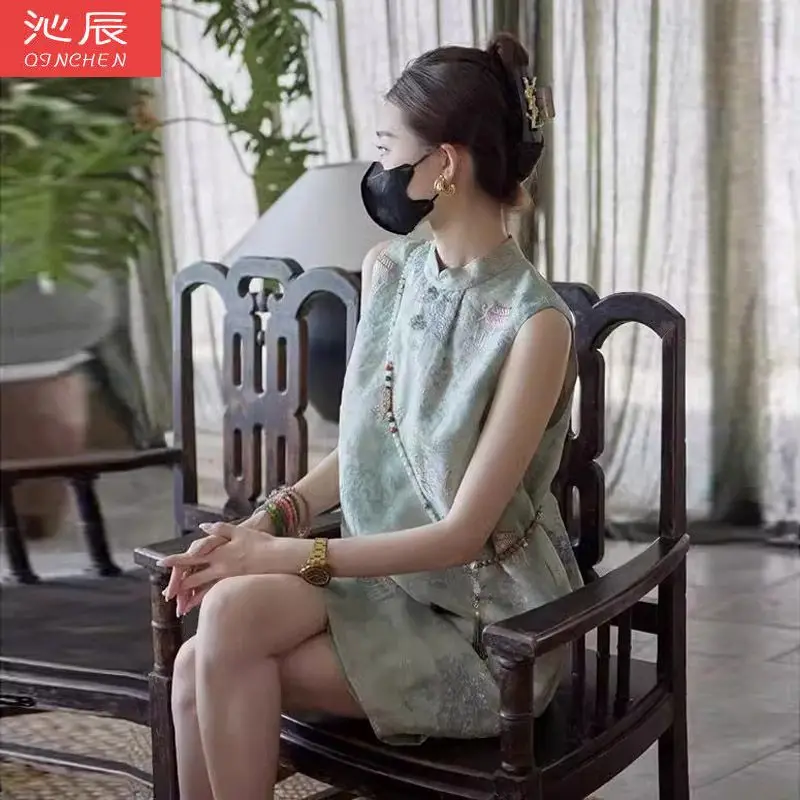 Plus Size Chinese Qipao Dress, Summer Plus Size S - 4XL Sleeveless Midi Cheongsam Women Fashion Chinese Traditional Dress
Plus Size Chinese Qipao Dress, Summer Plus Size S - 4XL Sleeveless Midi Cheongsam Women Fashion Chinese Traditional Dress