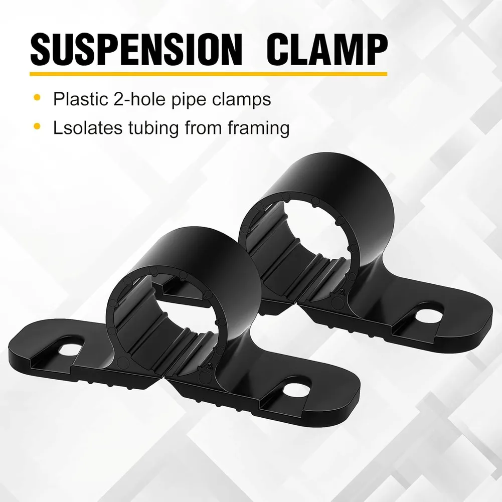 50XHeavy Duty Plastic Pipe Clamp For PEX Copper CPVC Pipe Hanger Support Fits 1/2 Inch And 3/4 Inch Pipes
50XHeavy Duty Plastic Pipe Clamp For PEX Copper CPVC Pipe Hanger Support Fits 1/2 Inch And 3/4 Inch Pipes