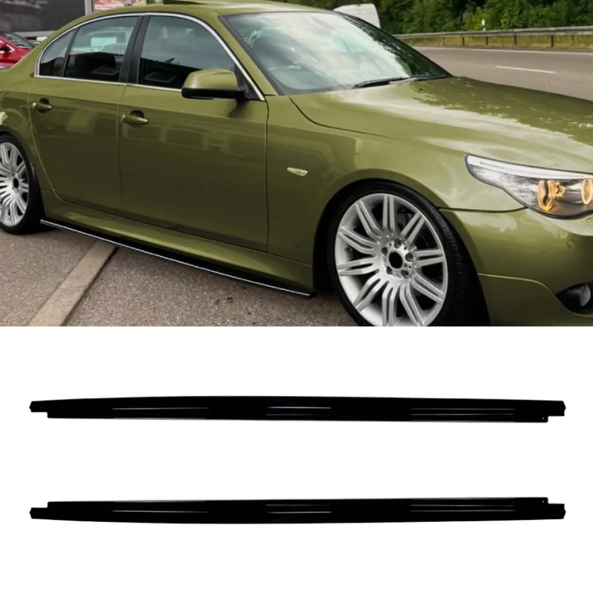 For BMW 5 Series E60 E61 M5 Sport 2005-2010 Car Side Skirt Lip Spoiler Extension Diffuser Modification Car Side Skirt Splitter
For BMW 5 Series E60 E61 M5 Sport 2005-2010 Car Side Skirt Lip Spoiler Extension Diffuser Modification Car Side Skirt Splitter
