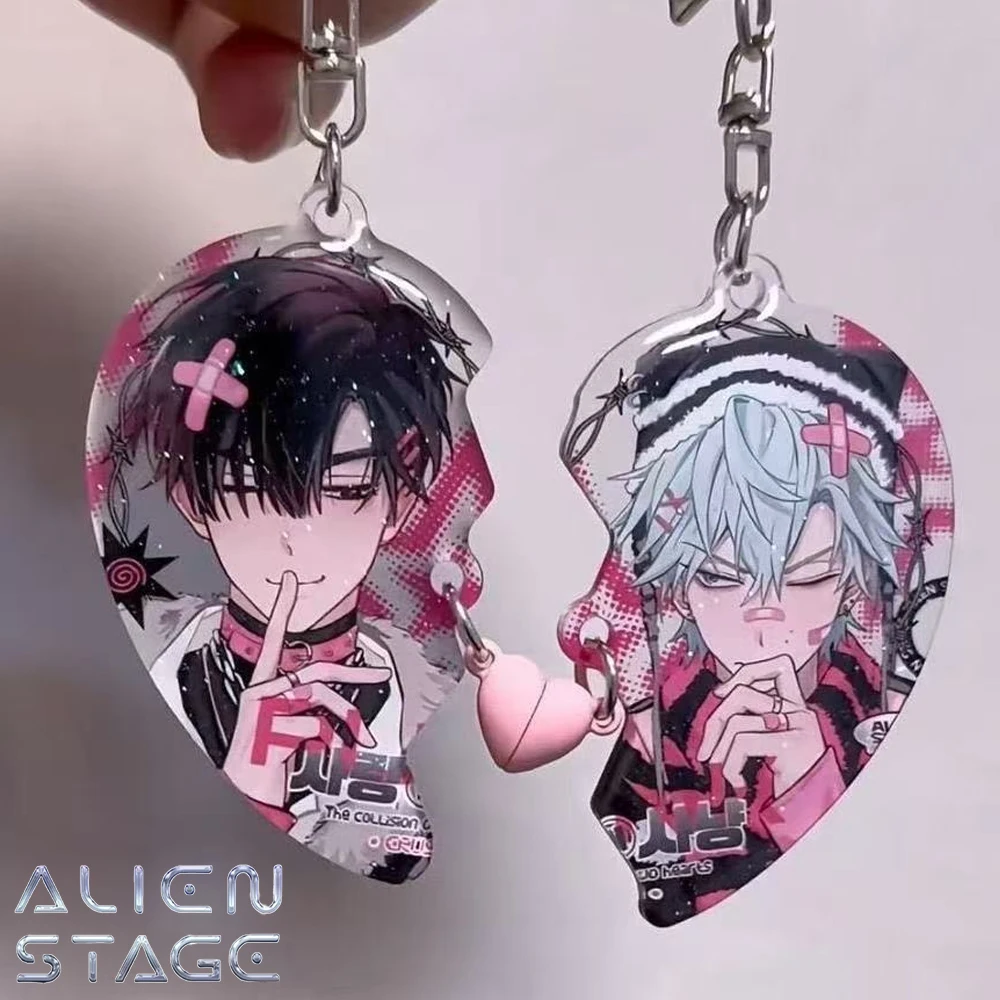Anime Alien Stage Ivan Till Cosplay Keychain Alloy Keyring Acrylic Heart Magnet Key Chain Bag Decoration Couple Props
Anime Alien Stage Ivan Till Cosplay Keychain Alloy Keyring Acrylic Heart Magnet Key Chain Bag Decoration Couple Props
