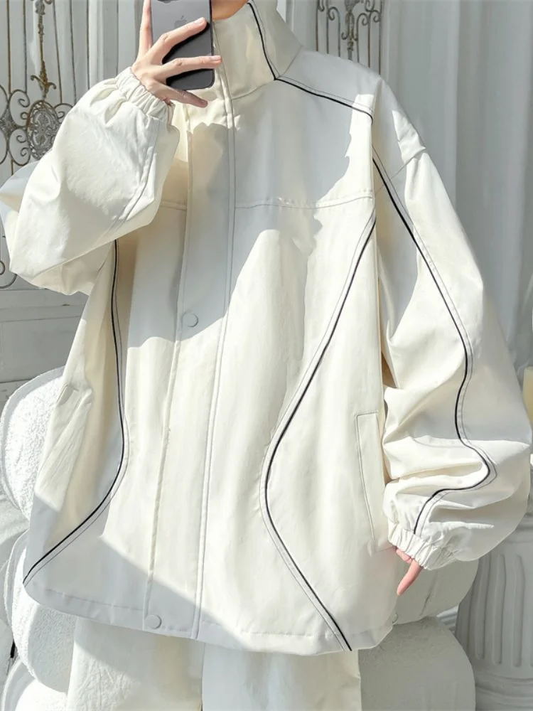 Мужская молодежная демисезонная куртка: модная спортивная одежда с декоративной молнией, защита от морщин, повседневный стиль
Мужская молодежная демисезонная куртка: модная спортивная одежда с декоративной молнией, защита от морщин, повседневный стиль