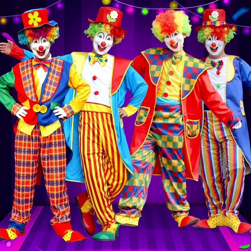 Clown Cosplay Costume Stage Performance Suit Carnival Party Clown Clothing
Clown Cosplay Costume Stage Performance Suit Carnival Party Clown Clothing 