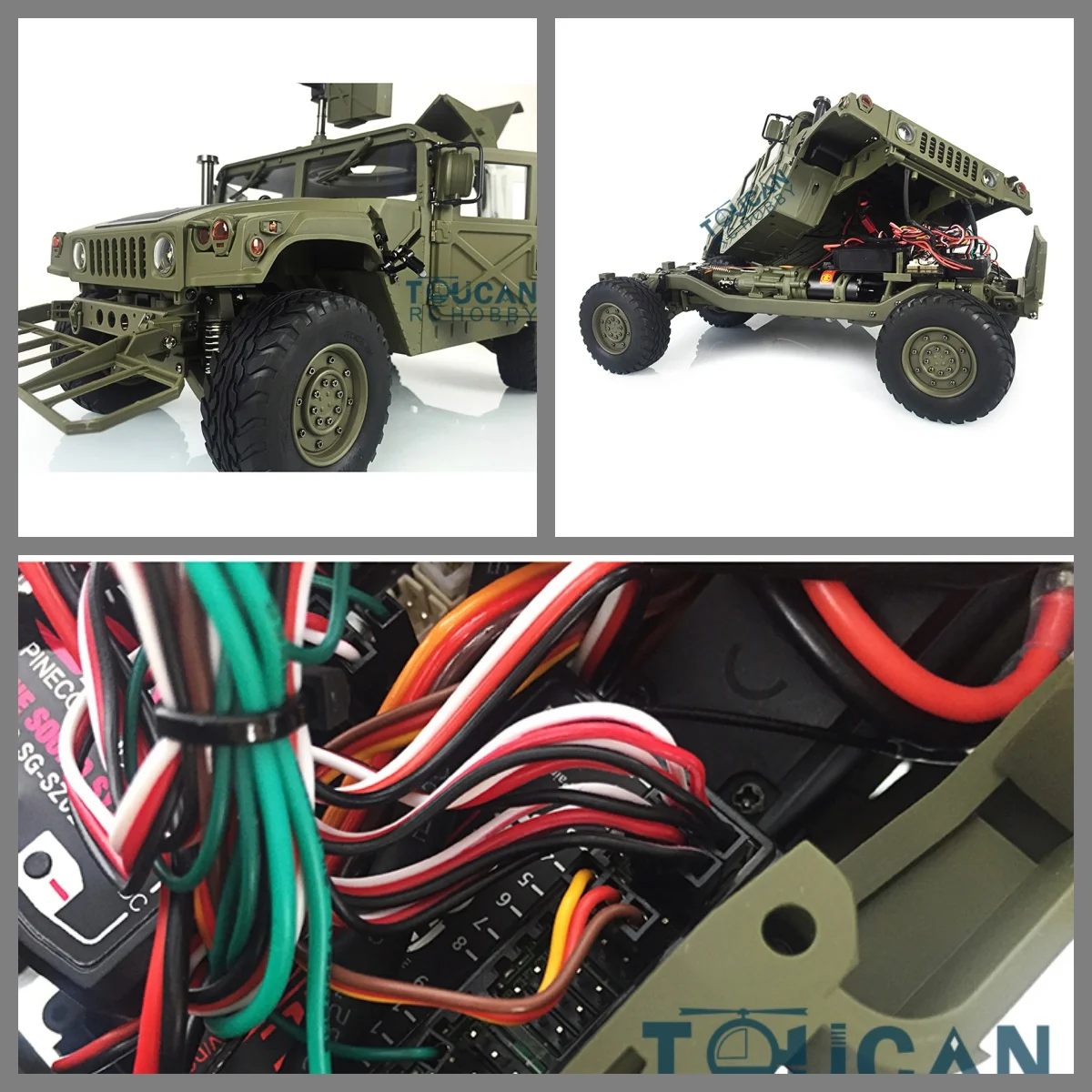 HG 1/10 RC 4*4 США Военный P408 Гоночный автомобиль Гусеничный грузовик ESC Мотор Звук Пульт дистанционного управления Свет Открытый игрушки для мальчика TH15074-SMT6
HG 1/10 RC 4*4 США Военный P408 Гоночный автомобиль Гусеничный грузовик ESC Мотор Звук Пульт дистанционного управления Свет Открытый игрушки для мальчика TH15074-SMT6