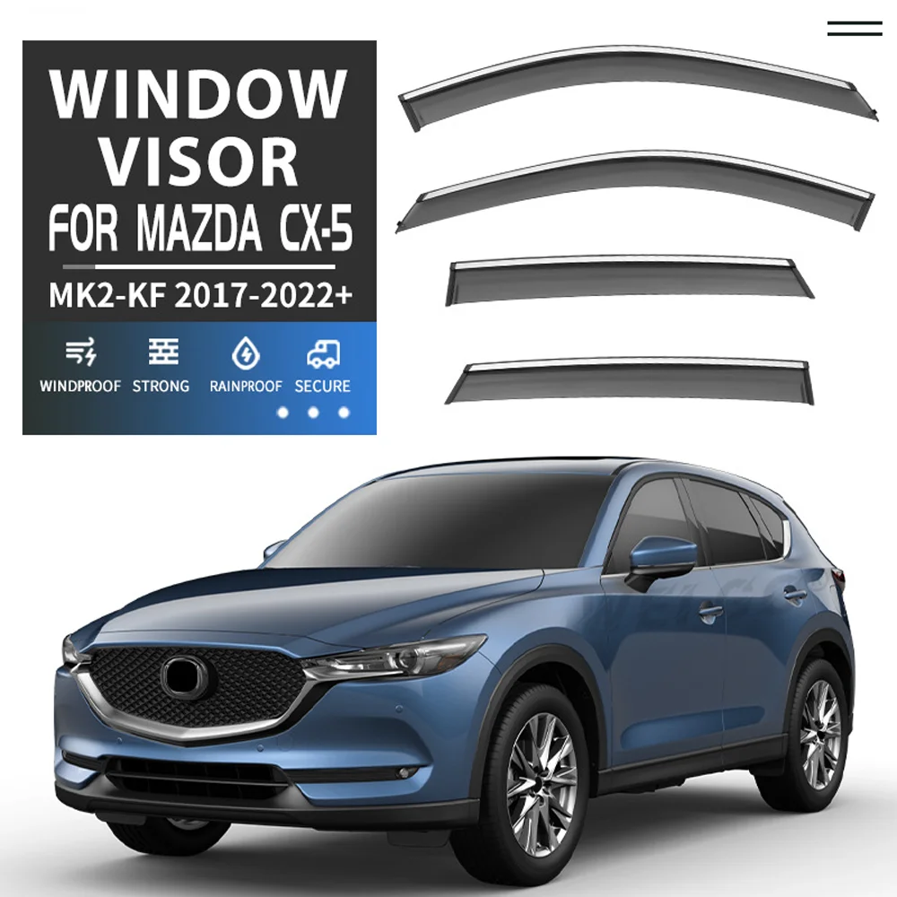 Хромированные полоски, защита от дождя для MAZDA CX-5 2017-2024, оконный козырек, ветровые дефлекторы, дверной козырек, вентиляционные шторы, автомобильные аксессуары
Хромированные полоски, защита от дождя для MAZDA CX-5 2017-2024, оконный козырек, ветровые дефлекторы, дверной козырек, вентиляционные шторы, автомобильные аксессуары