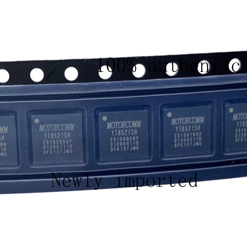 Brand New Original YT8521SH-CA YT8521SH QFN-48 Single port Gigabit Ethernet transceiver chip
Brand New Original YT8521SH-CA YT8521SH QFN-48 Single port Gigabit Ethernet transceiver chip