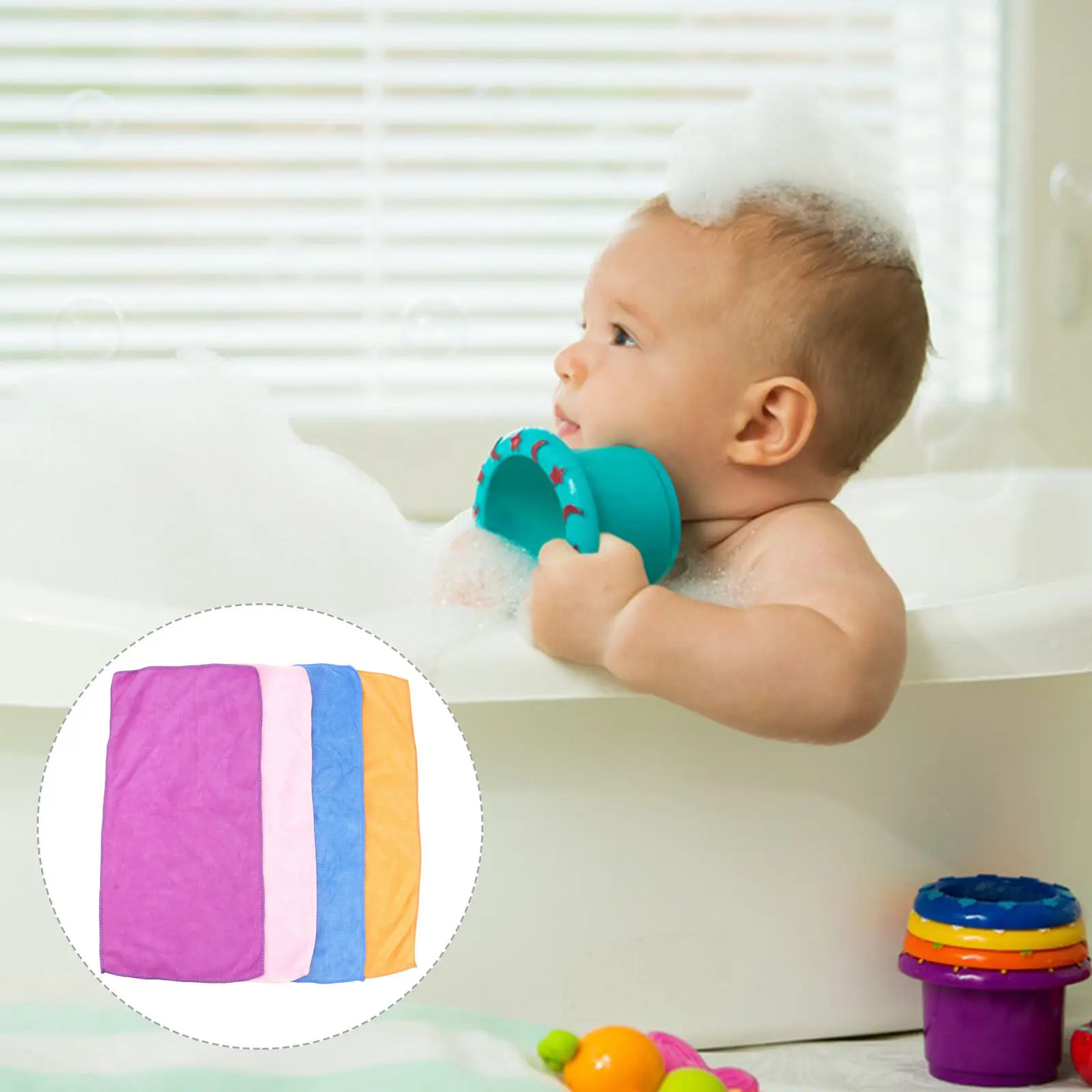 Набор из 4 высококачественных бамбуковых салфеток для детей: быстросохнущие, с высокой впитываемостью, мягкие и нежные полотенца для лица, слюнявчики
Набор из 4 высококачественных бамбуковых салфеток для детей: быстросохнущие, с высокой впитываемостью, мягкие и нежные полотенца для лица, слюнявчики