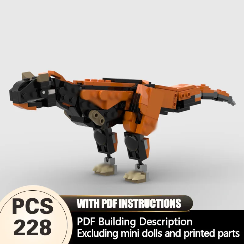 Creators Animal Series Model MOC Building Bricks Carnotaurus Sastrei Modular Technology Gifts Holiday Assemble Children Toy Suit
Creators Animal Series Model MOC Building Bricks Carnotaurus Sastrei Modular Technology Gifts Holiday Assemble Children Toy Suit