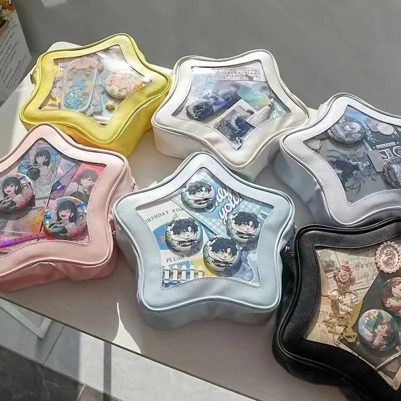 2025 Original Cute Kawaii Ita Bag Anime Five Pointed Star Two-dimensional Crossbody Bag Street Fashion Ulzzang Shoulder Bag
2025 Original Cute Kawaii Ita Bag Anime Five Pointed Star Two-dimensional Crossbody Bag Street Fashion Ulzzang Shoulder Bag