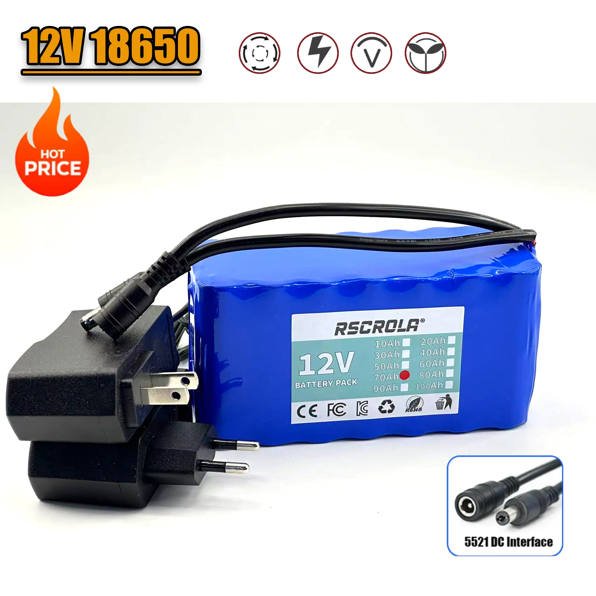 12V lithium battery with high capacity 18650, charging outdoor sound system, mobile and portable, small size, with protective bo
12V lithium battery with high capacity 18650, charging outdoor sound system, mobile and portable, small size, with protective bo