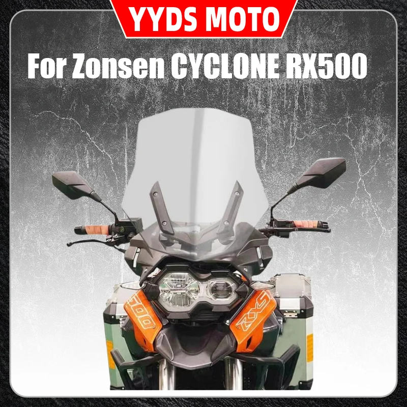 For Zonsen CYCLONE RX500 windshield widening and height modification, imported glass chest protector
For Zonsen CYCLONE RX500 windshield widening and height modification, imported glass chest protector