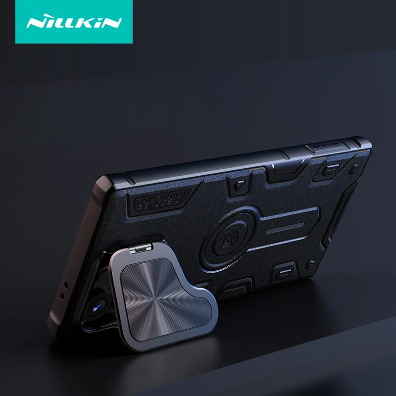 Nillkin phone case for Samsung S24 Ultra magnetic black rhinoceros Prop lens bracket anti-peeping protective cover
Nillkin phone case for Samsung S24 Ultra magnetic black rhinoceros Prop lens bracket anti-peeping protective cover