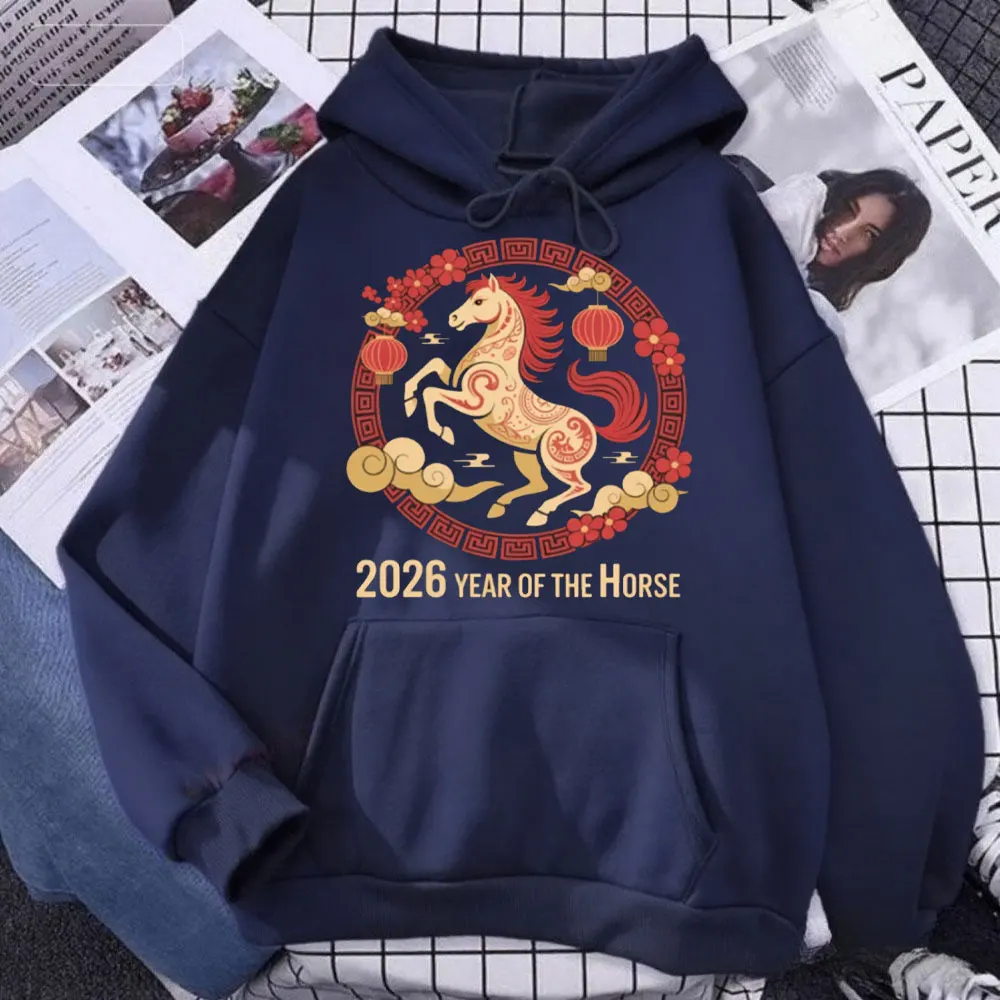 Винтажная уличная одежда Horse 2026 Y2k, женский пуловер со знаком зодиака, китайский Новый год лошади, толстовка с длинными рукавами, зимняя теплая одежда
Винтажная уличная одежда Horse 2026 Y2k, женский пуловер со знаком зодиака, китайский Новый год лошади, толстовка с длинными рукавами, зимняя теплая одежда