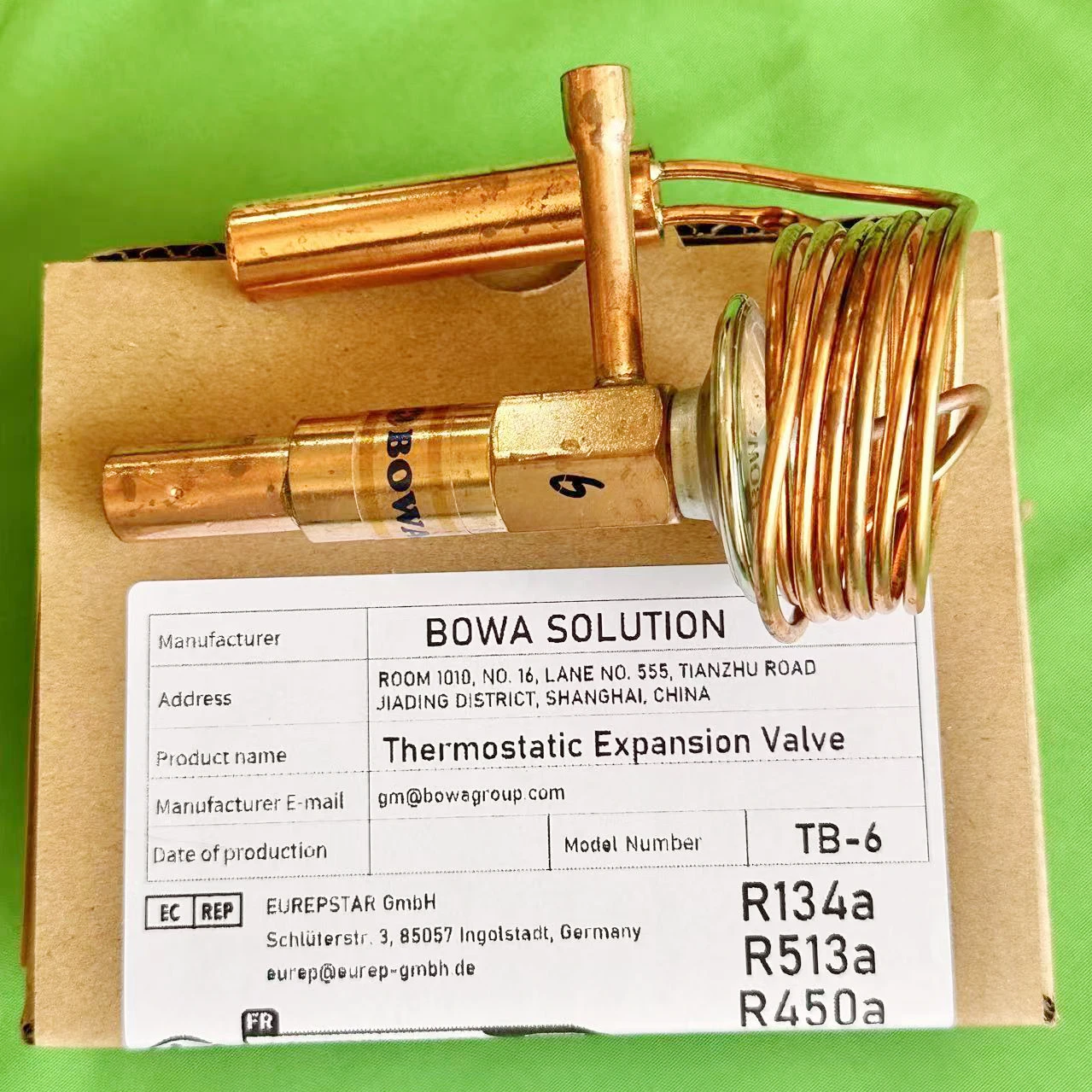 5000 BTU, R134a TX (совместим с R513a) — соответствует роторному компрессору HBP объемом 8–12 см³/об для применения при высоких температурах окружающей среды.
5000 BTU, R134a TX (совместим с R513a) — соответствует роторному компрессору HBP объемом 8–12 см³/об для применения при высоких температурах окружающей среды.
