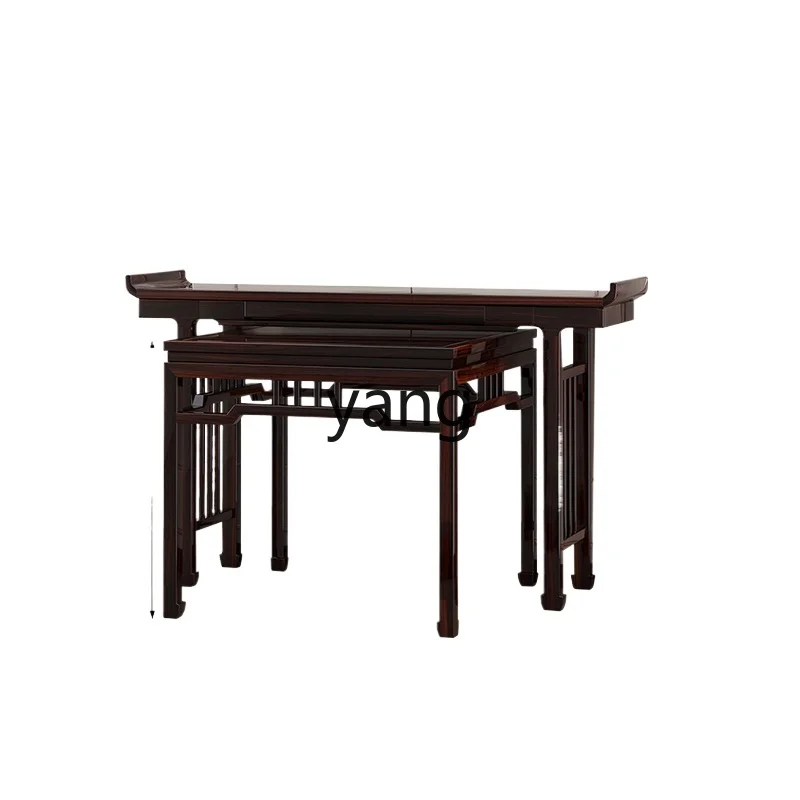 L'm'm New Chinese Style Solid Wood Altar Incense Burner Table Home Zhongtang Tribute Table Six-Piece Set
L'm'm New Chinese Style Solid Wood Altar Incense Burner Table Home Zhongtang Tribute Table Six-Piece Set