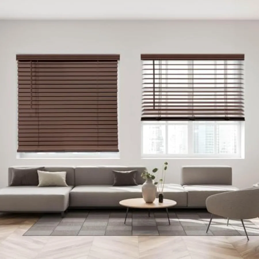 DEZ FURNISHINGS Беспроводные жалюзи из искусственного дерева Signature, 2 дюйма, 59 дюймов (Ш) x 48 дюймов (В)
DEZ FURNISHINGS Беспроводные жалюзи из искусственного дерева Signature, 2 дюйма, 59 дюймов (Ш) x 48 дюймов (В)