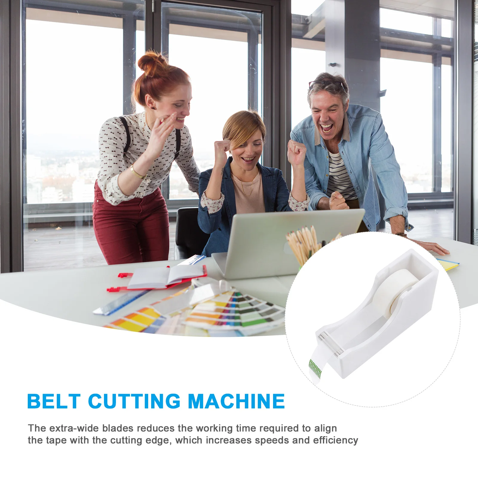 Tape Dispenser Holder White Seat Gadget Kit Practical Weighted Base Non Skid Pad Firm Grip Easy Cutting Tape
Tape Dispenser Holder White Seat Gadget Kit Practical Weighted Base Non Skid Pad Firm Grip Easy Cutting Tape