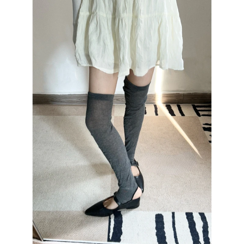 Socks Women's Thin Knited Sun Protection Summer Knee Socks Versatile See-through Sets Breathable Model Style knee high socks
Socks Women's Thin Knited Sun Protection Summer Knee Socks Versatile See-through Sets Breathable Model Style knee high socks