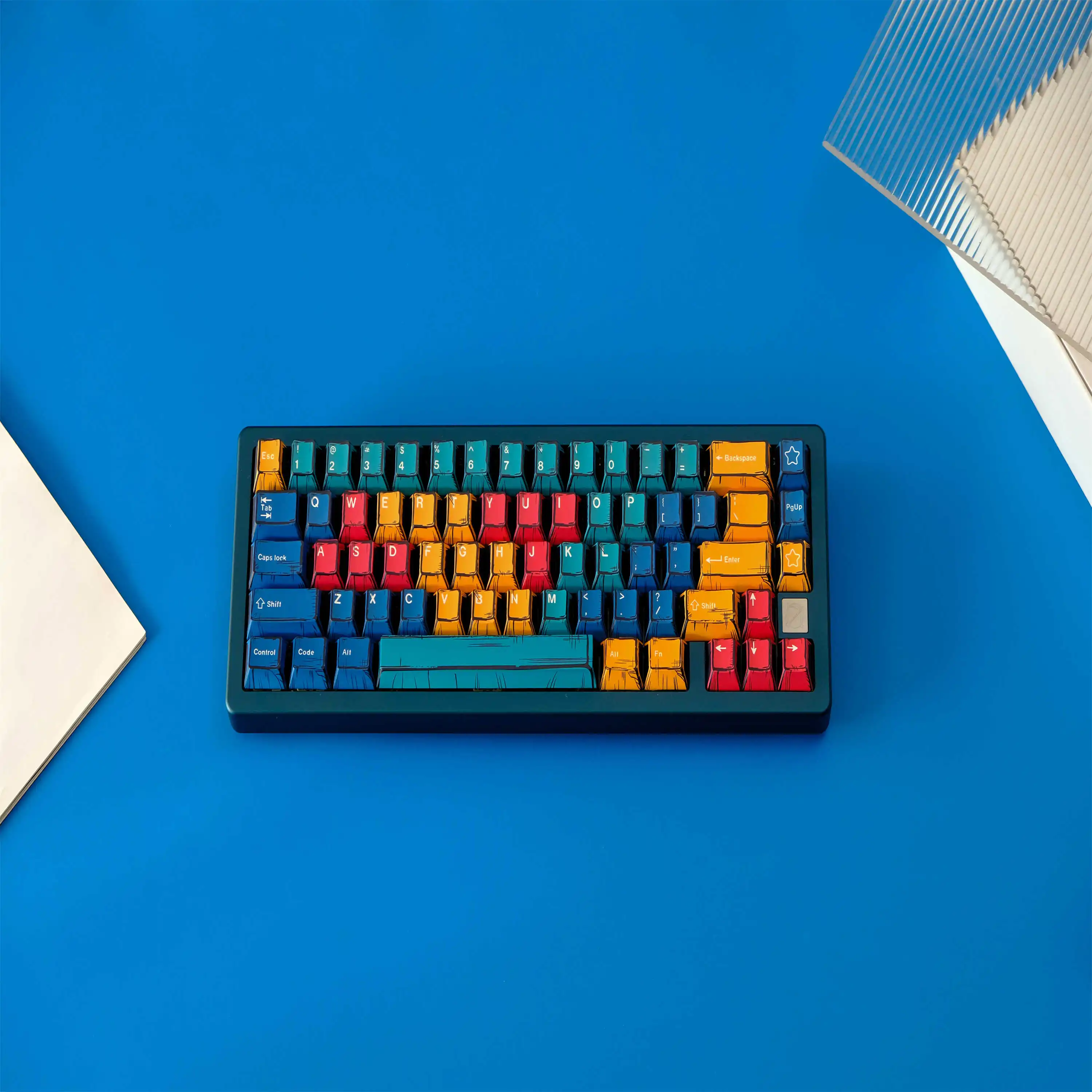 GMK Color Swatches Keycaps Set 145 Keys PBT Custom Manga Style Keyboard Cap Cherry Profile Gaming KeyCap for Mechanical Keyboard
GMK Color Swatches Keycaps Set 145 Keys PBT Custom Manga Style Keyboard Cap Cherry Profile Gaming KeyCap for Mechanical Keyboard